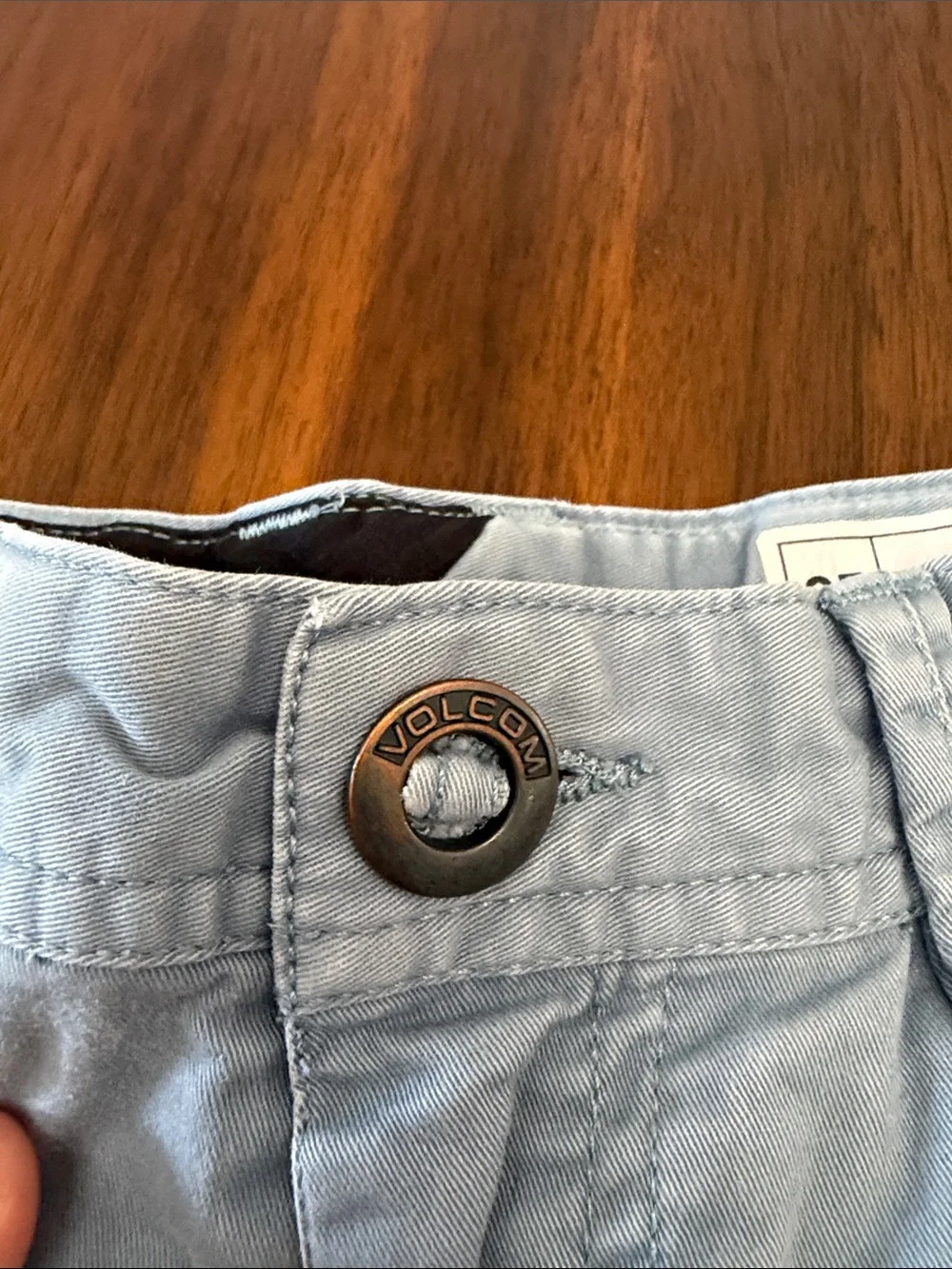 Boys Volcom Light Blue Casual Shorts